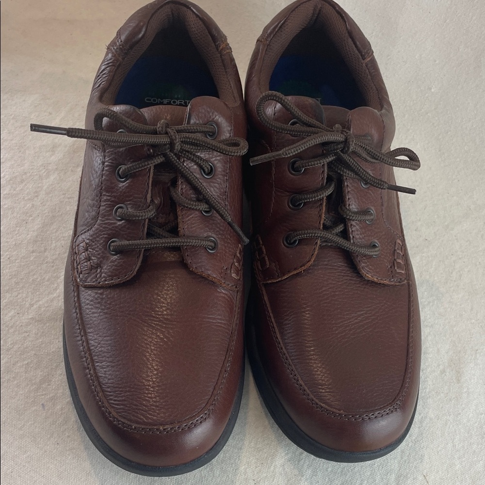 Men's Nunn Bush Brown Leather Shoes Size 11.5 - Picture 2 of 13